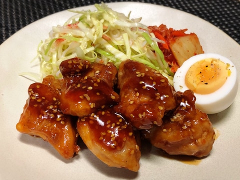 揚げない簡単！ご飯が進むヤンニョムチキン